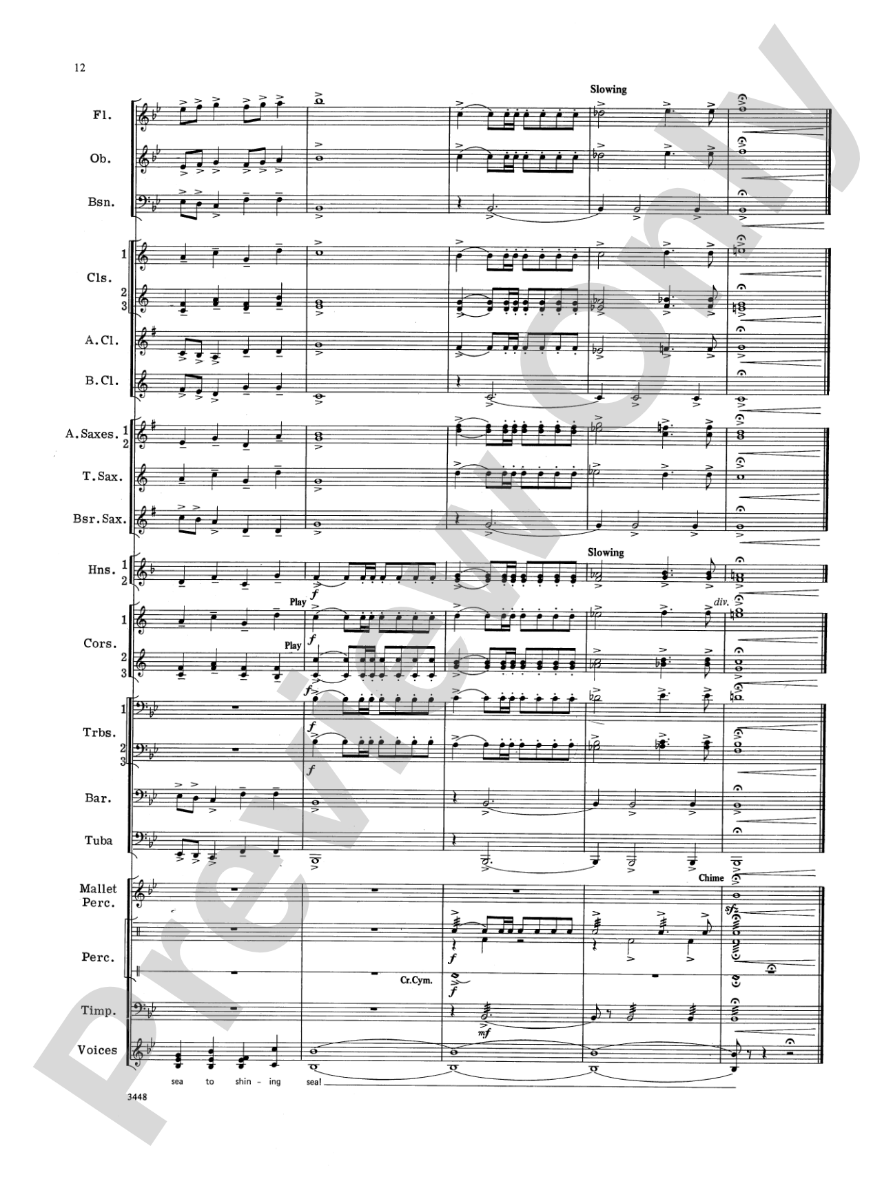 America, the Beautiful (with optional SA/SAB chorus): Concert Band Conductor Score & Parts