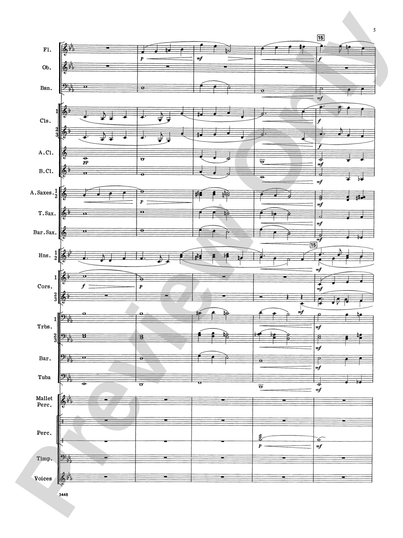 America, the Beautiful (with optional SA/SAB chorus): Concert Band Conductor Score & Parts