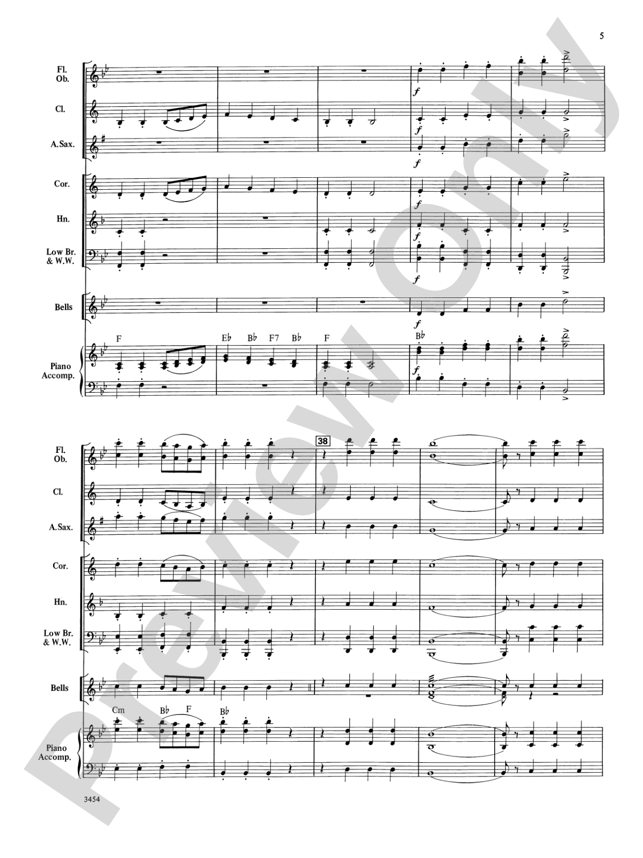 Evening at the Symphony: Concert Band Conductor Score & Parts