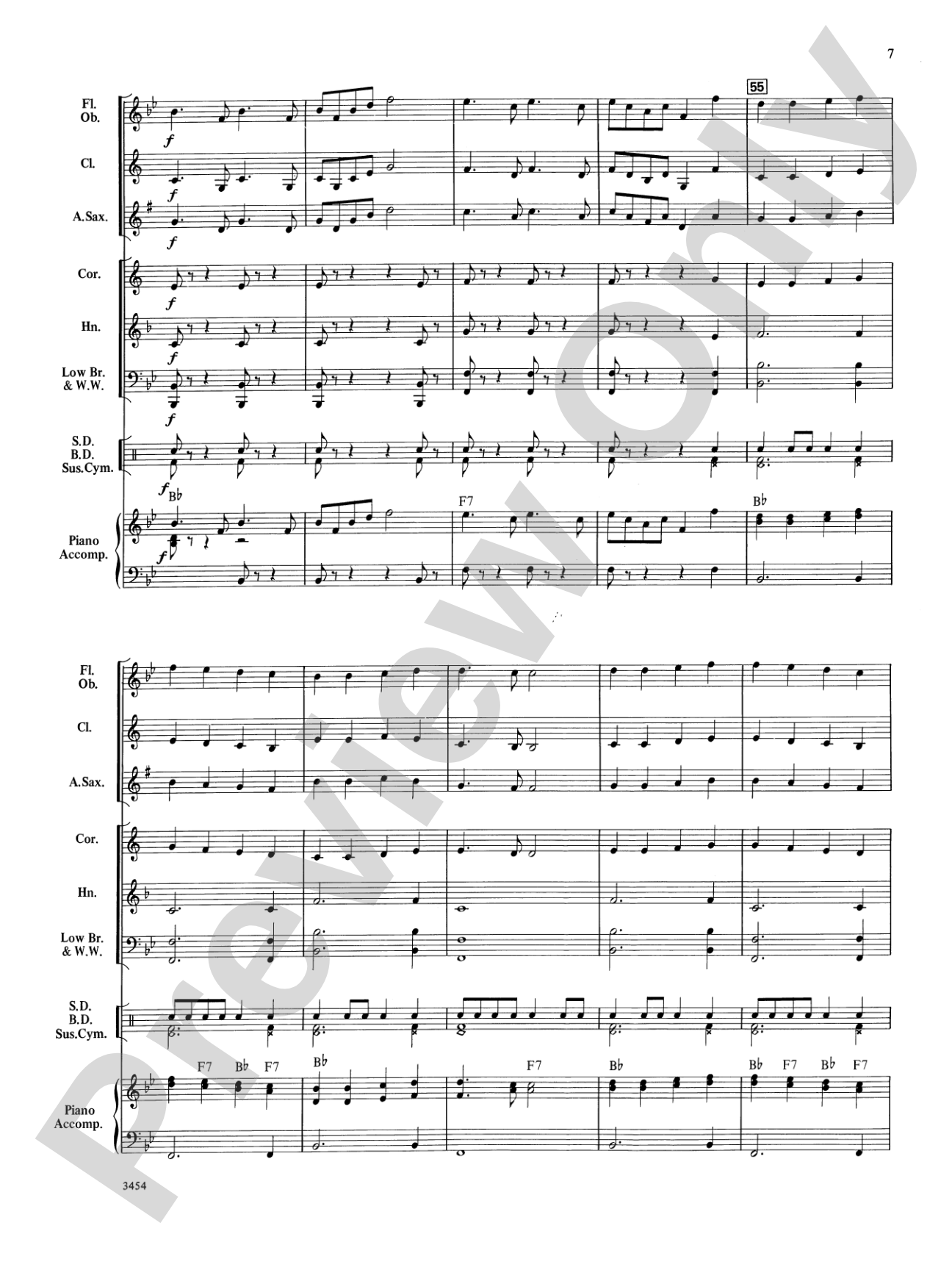 Evening at the Symphony: Concert Band Conductor Score & Parts