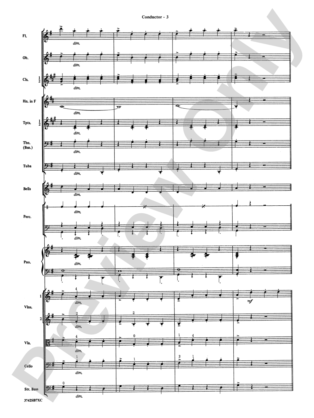Sleigh Ride: Full Orchestra Conductor Score & Parts