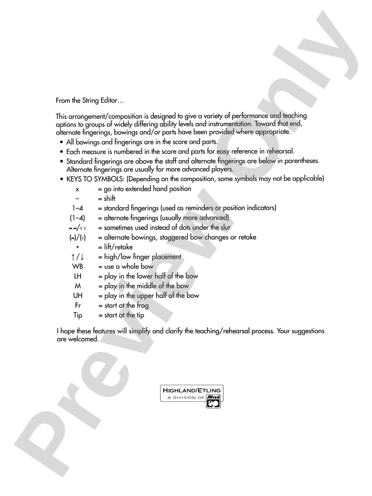 English Fugue: String Orchestra Conductor Score & Parts