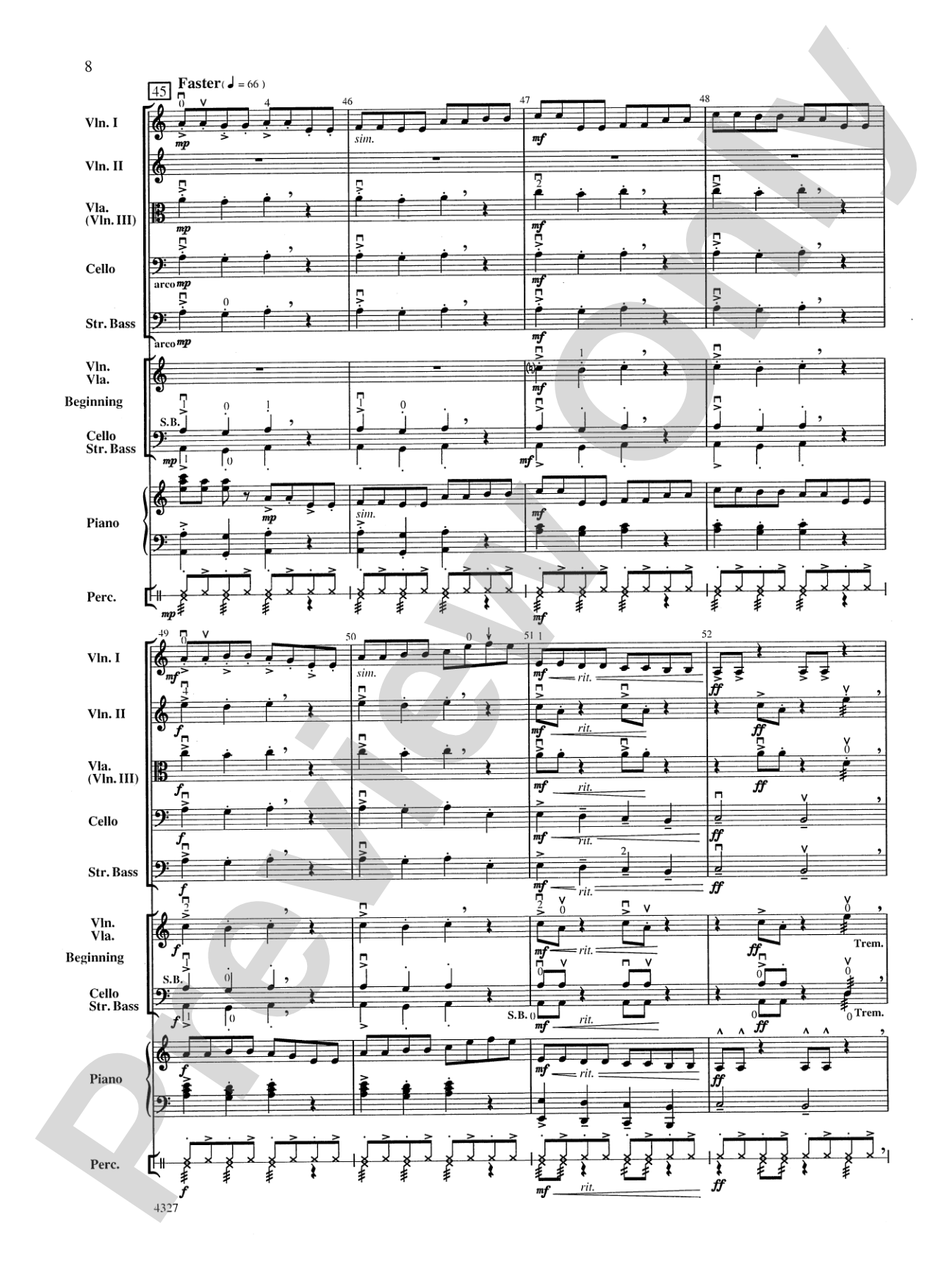 The Ghost of John: String Orchestra Conductor Score & Parts
