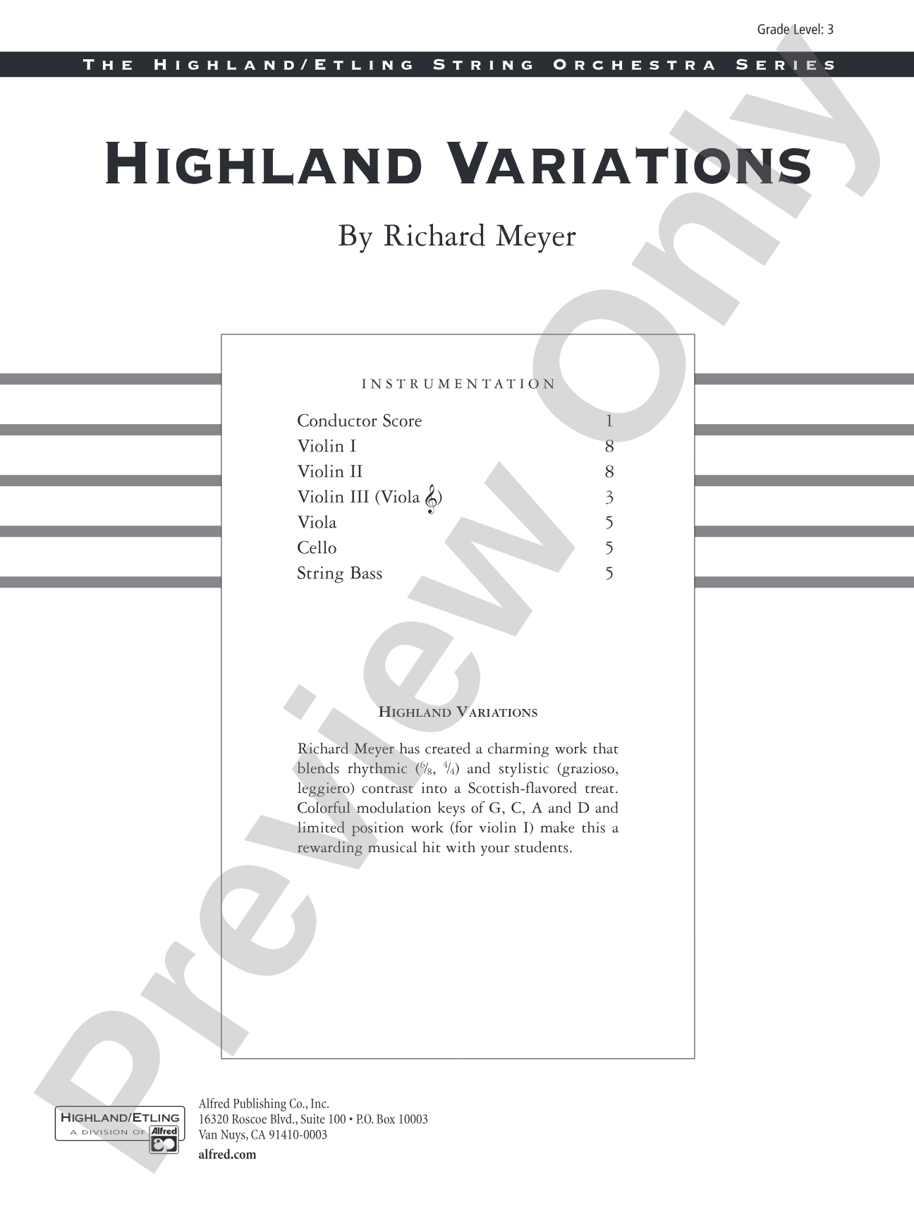 Highland Variations