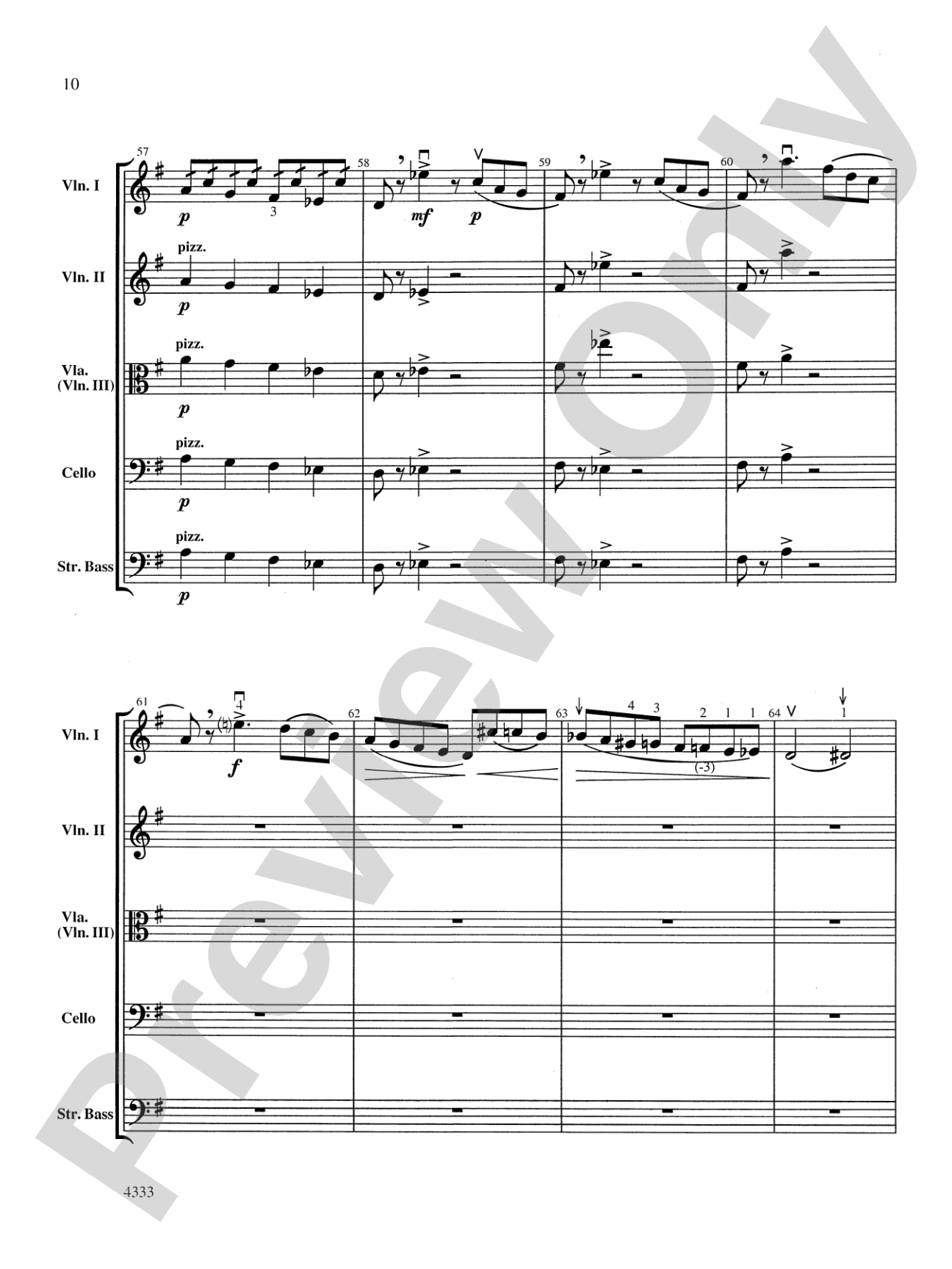 Overture from the Barber of Seville: String Orchestra Conductor Score & Parts