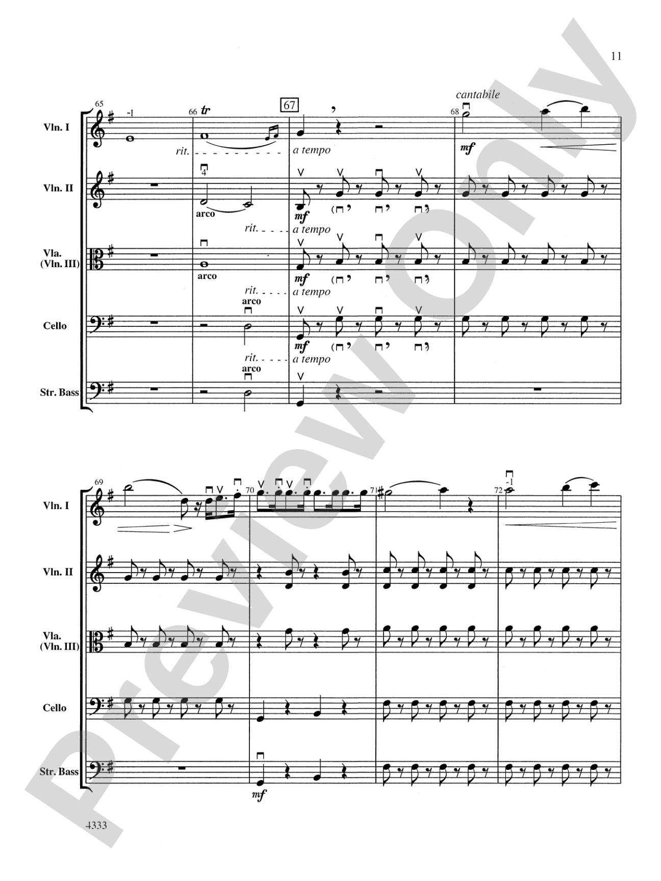 Overture from the Barber of Seville: String Orchestra Conductor Score & Parts