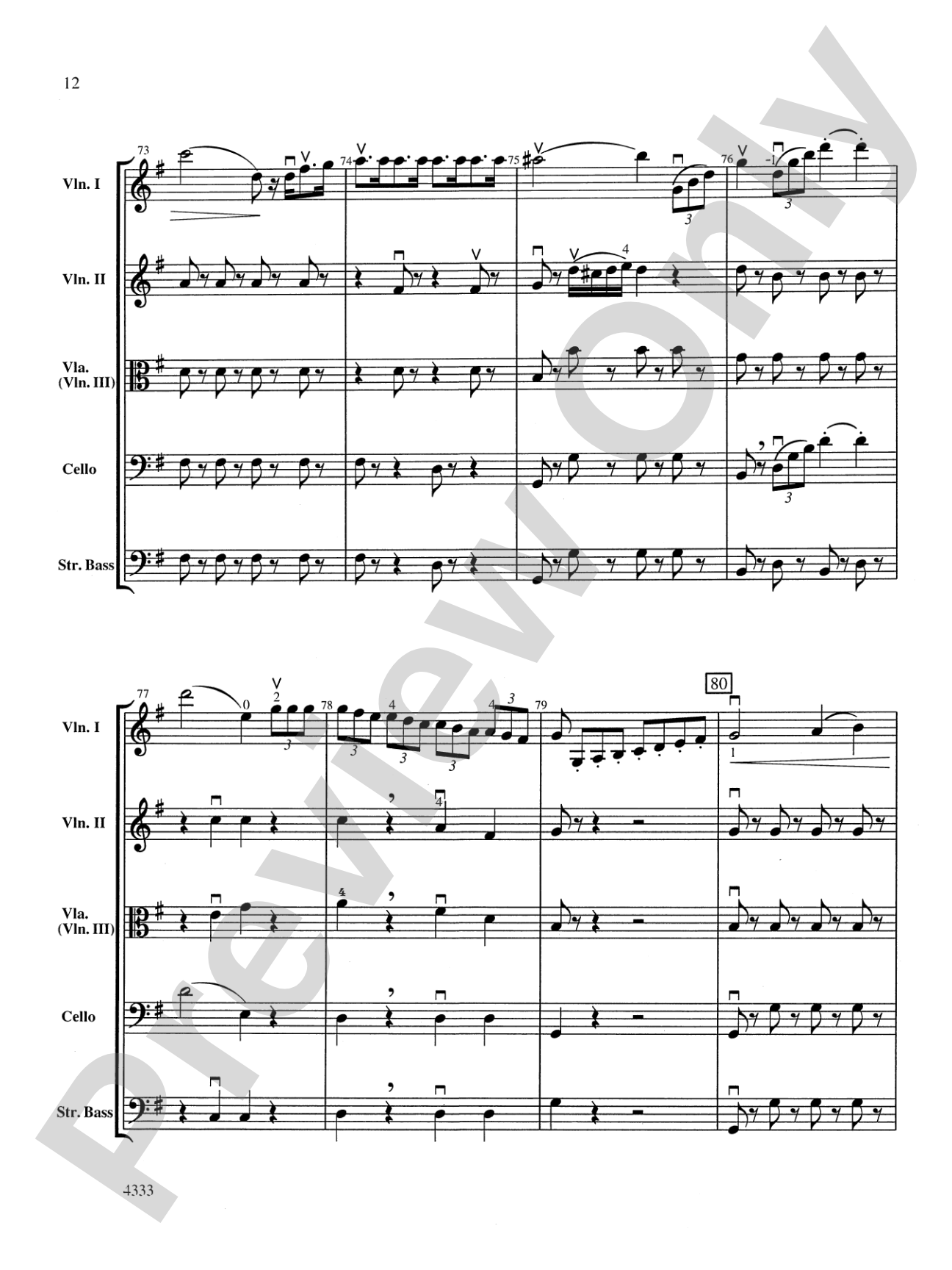 Overture from the Barber of Seville: String Orchestra Conductor Score & Parts