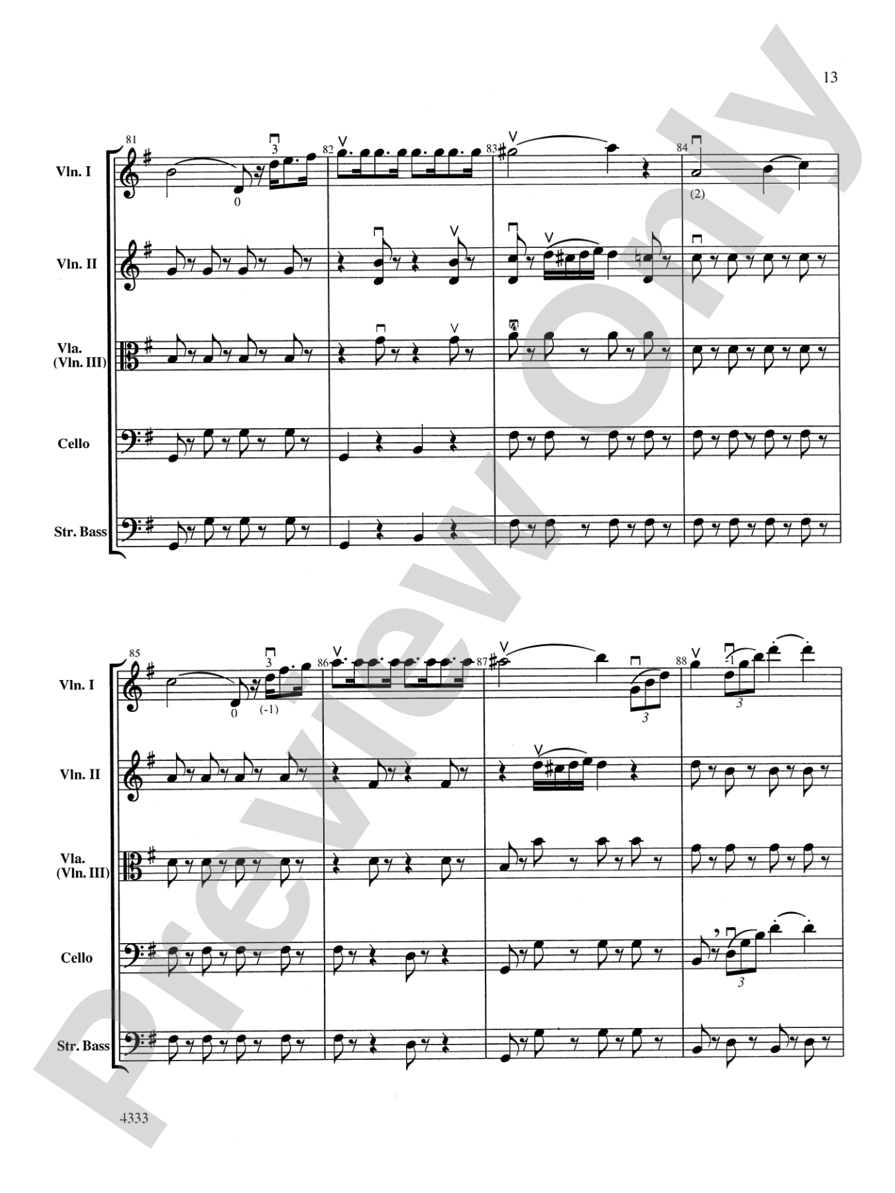 Overture from the Barber of Seville: String Orchestra Conductor Score & Parts