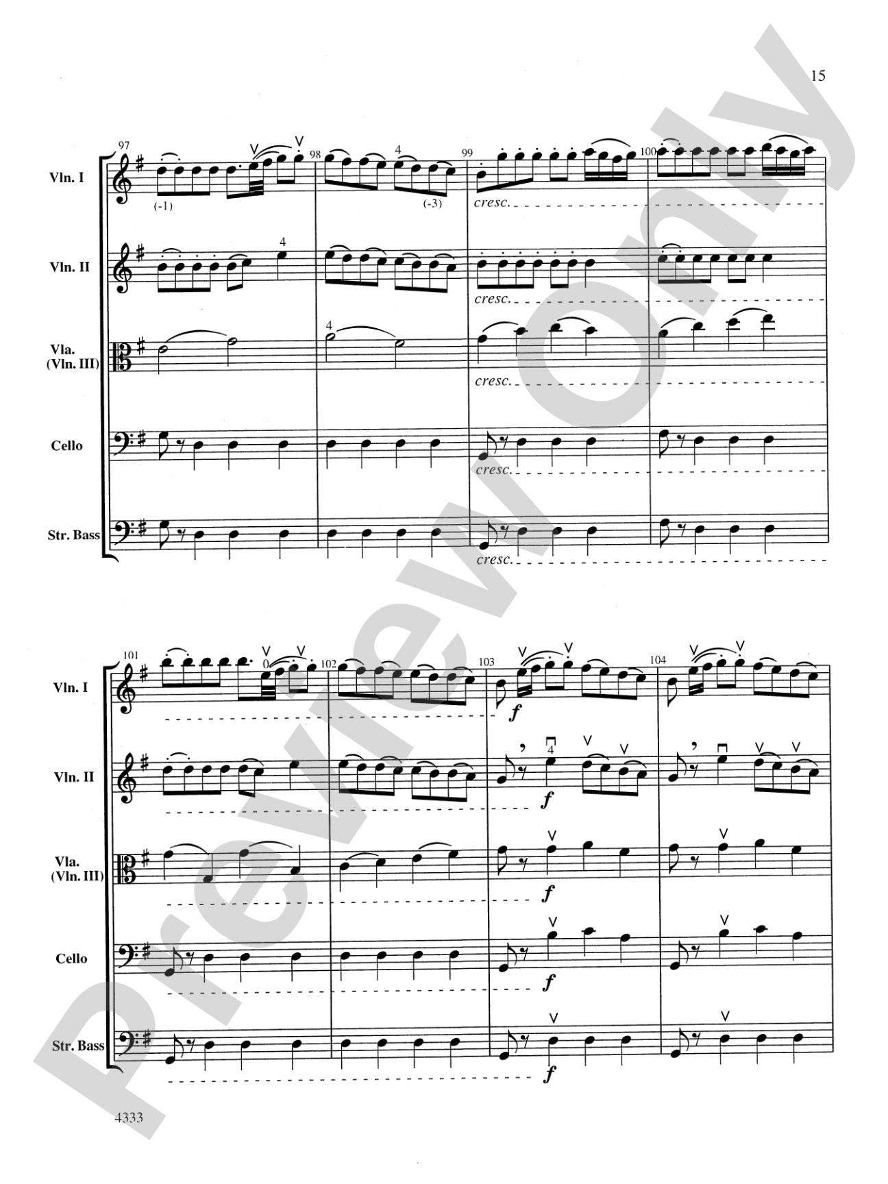 Overture from the Barber of Seville: String Orchestra Conductor Score & Parts