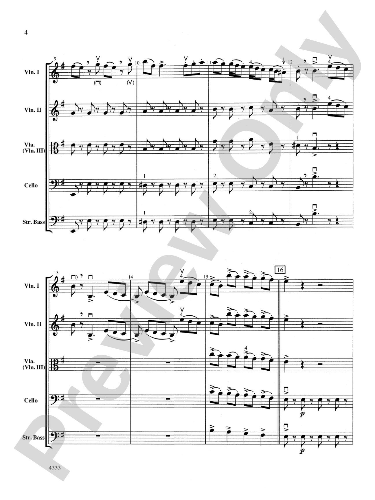 Overture from the Barber of Seville: String Orchestra Conductor Score & Parts