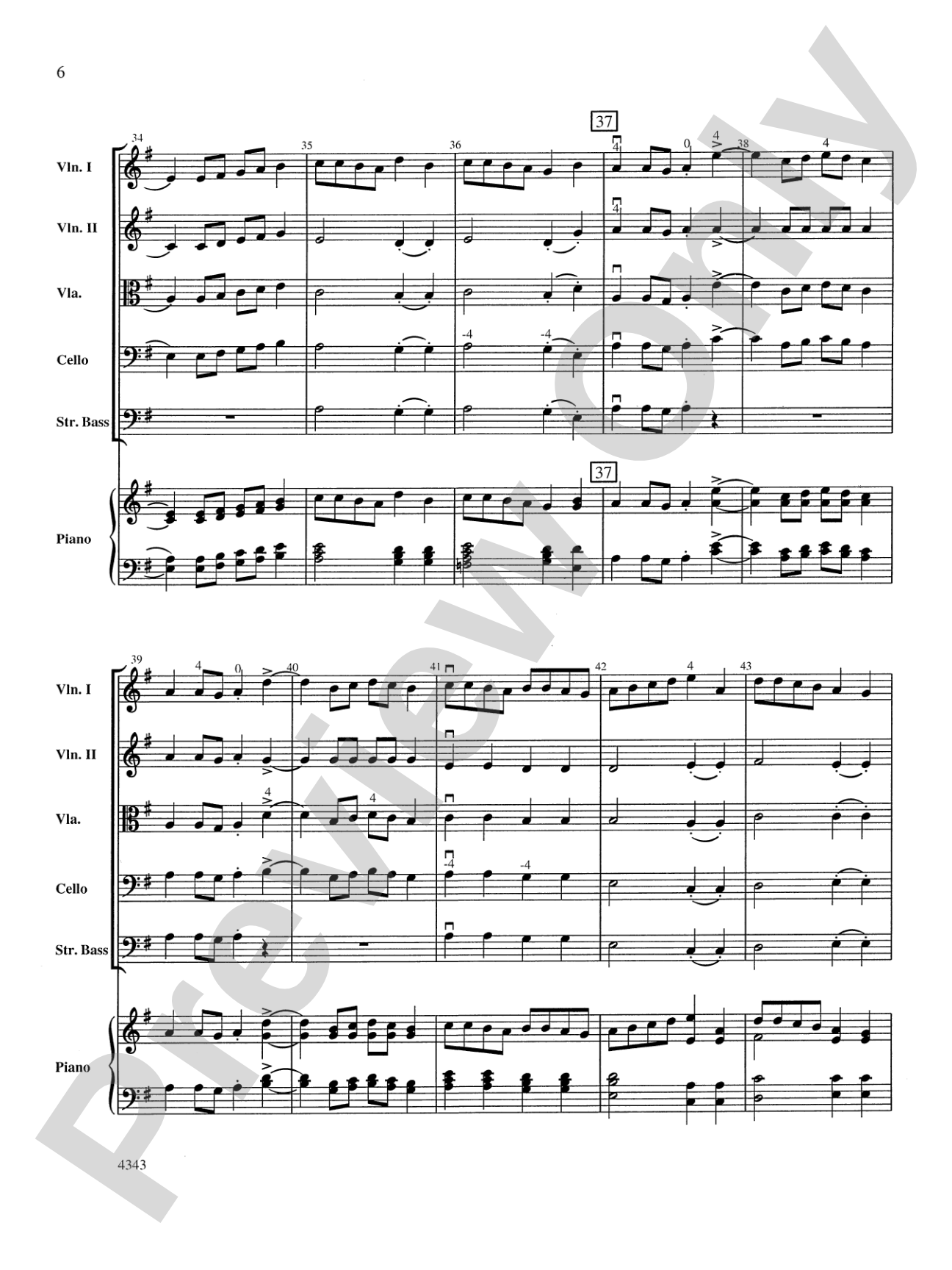 Dorian Variations: String Orchestra Conductor Score & Parts