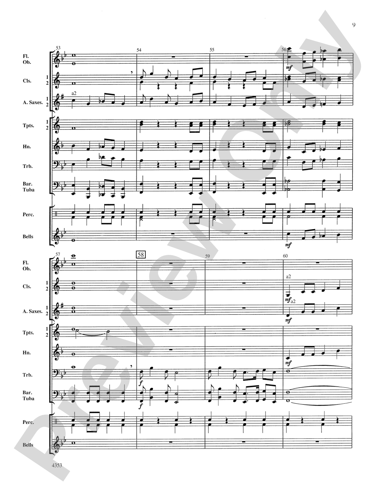Bridgewater March: Concert Band Conductor Score & Parts