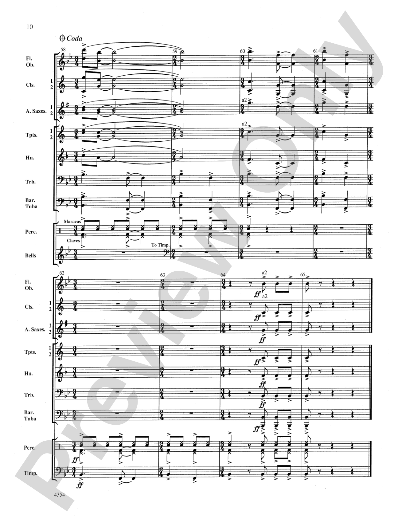 Grant County Celebration: Concert Band Conductor Score & Parts