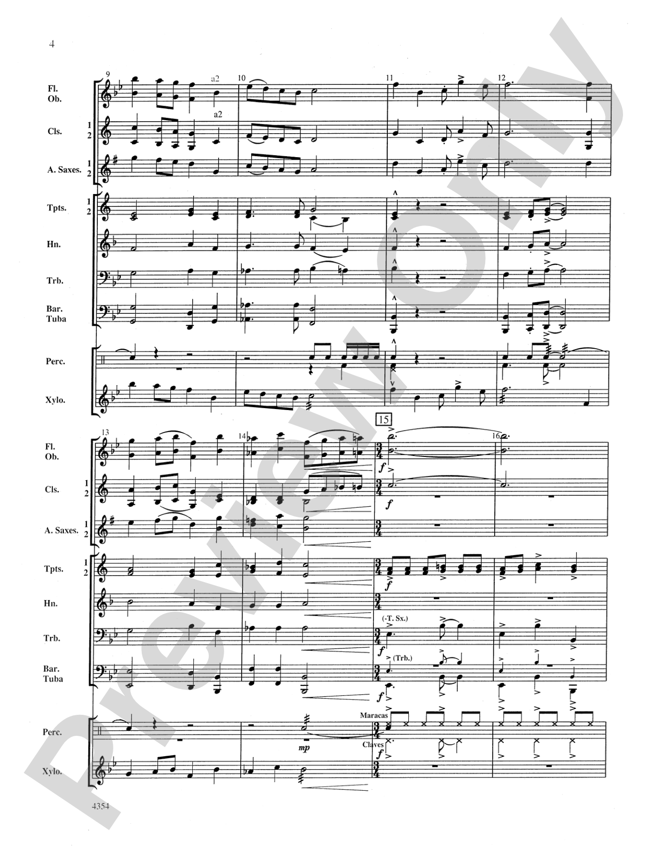 Grant County Celebration: Concert Band Conductor Score & Parts