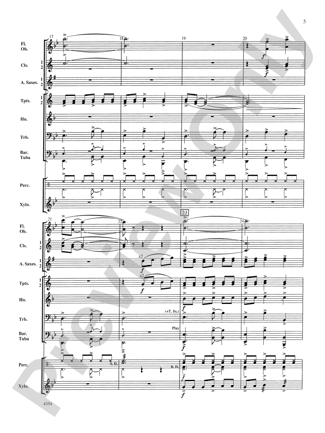 Grant County Celebration: Concert Band Conductor Score & Parts
