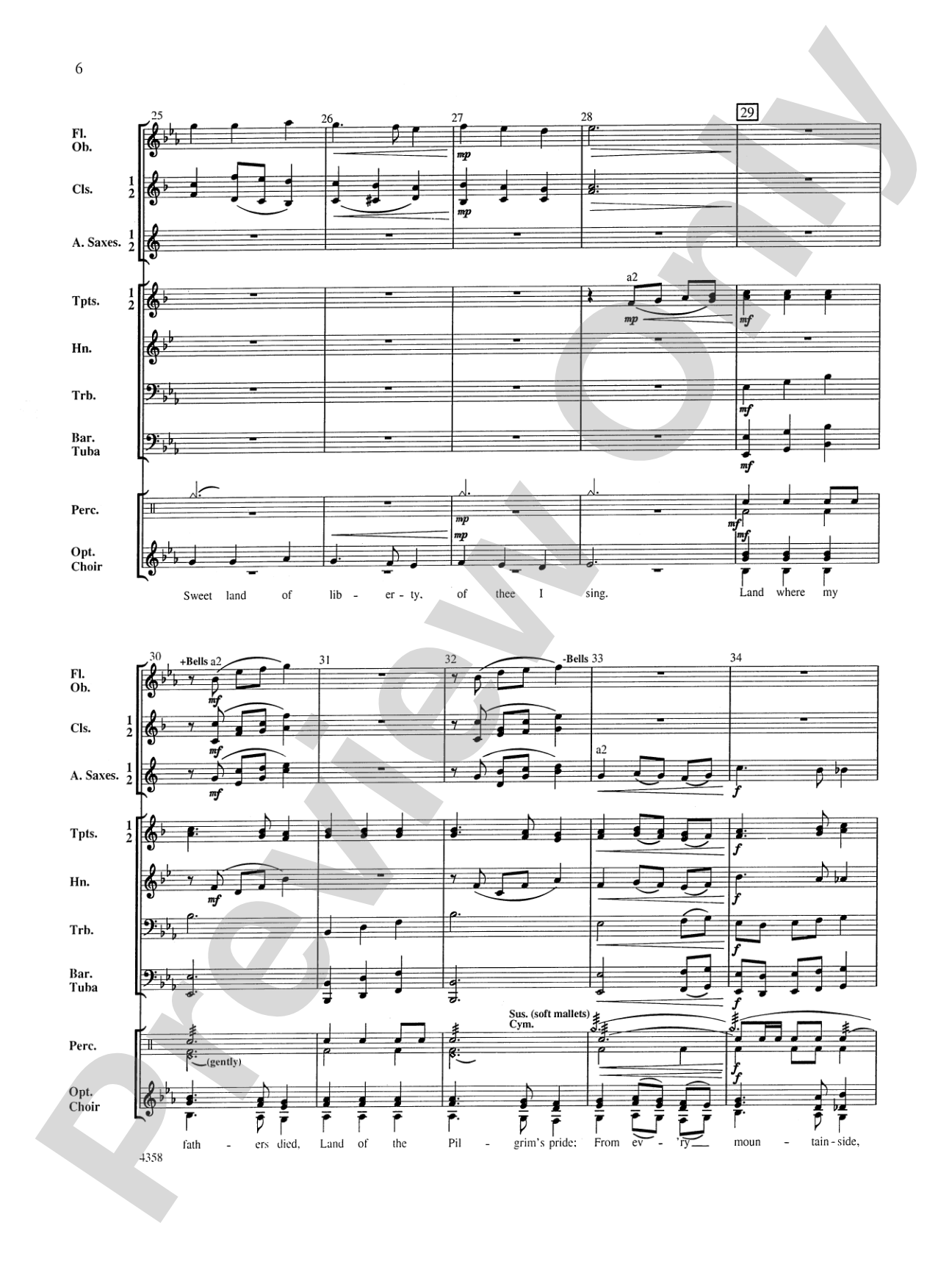 A Patriotic Festival: Concert Band Conductor Score & Parts