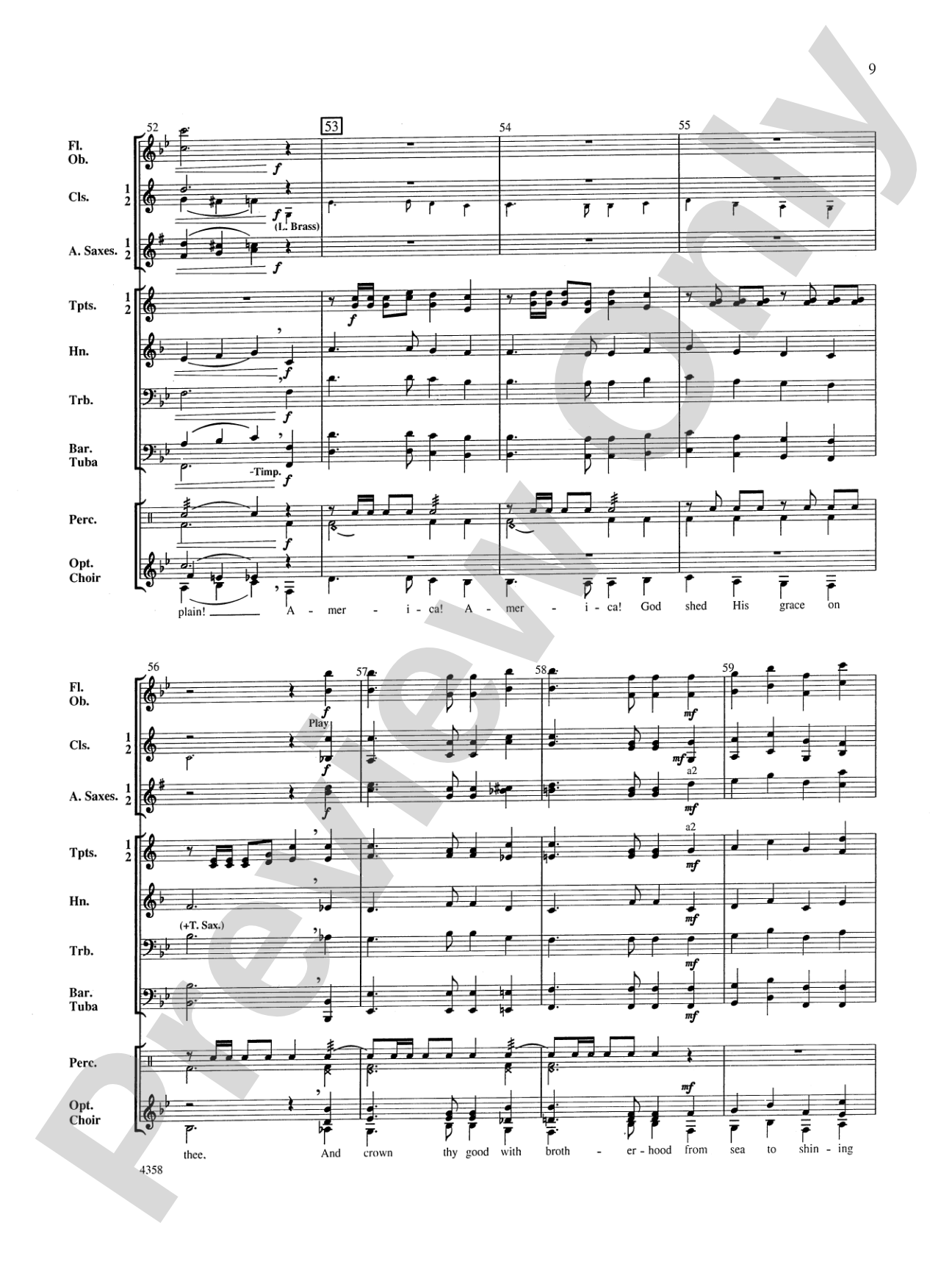 A Patriotic Festival: Concert Band Conductor Score & Parts