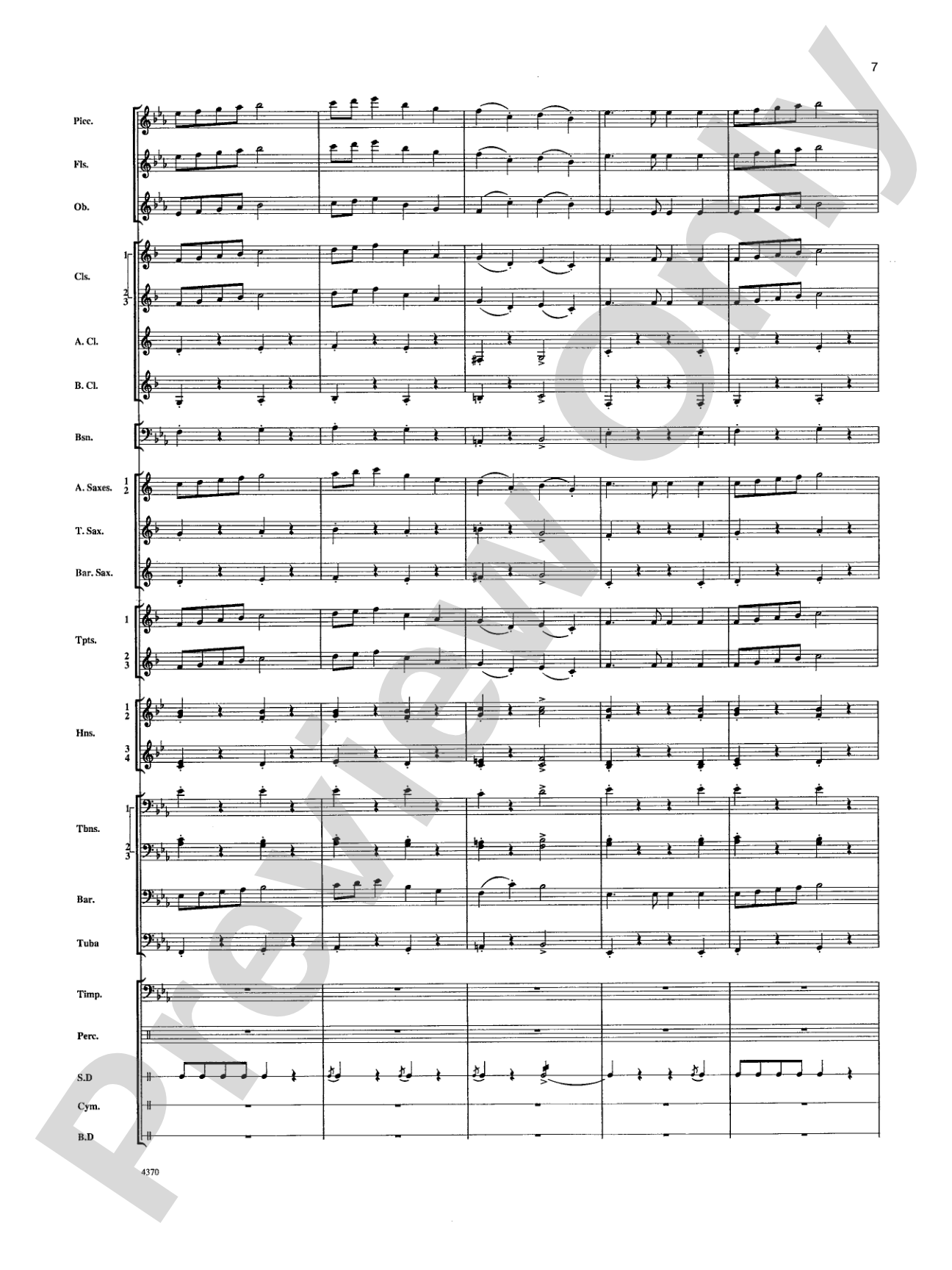 Ballymore Down: Concert Band Conductor Score & Parts