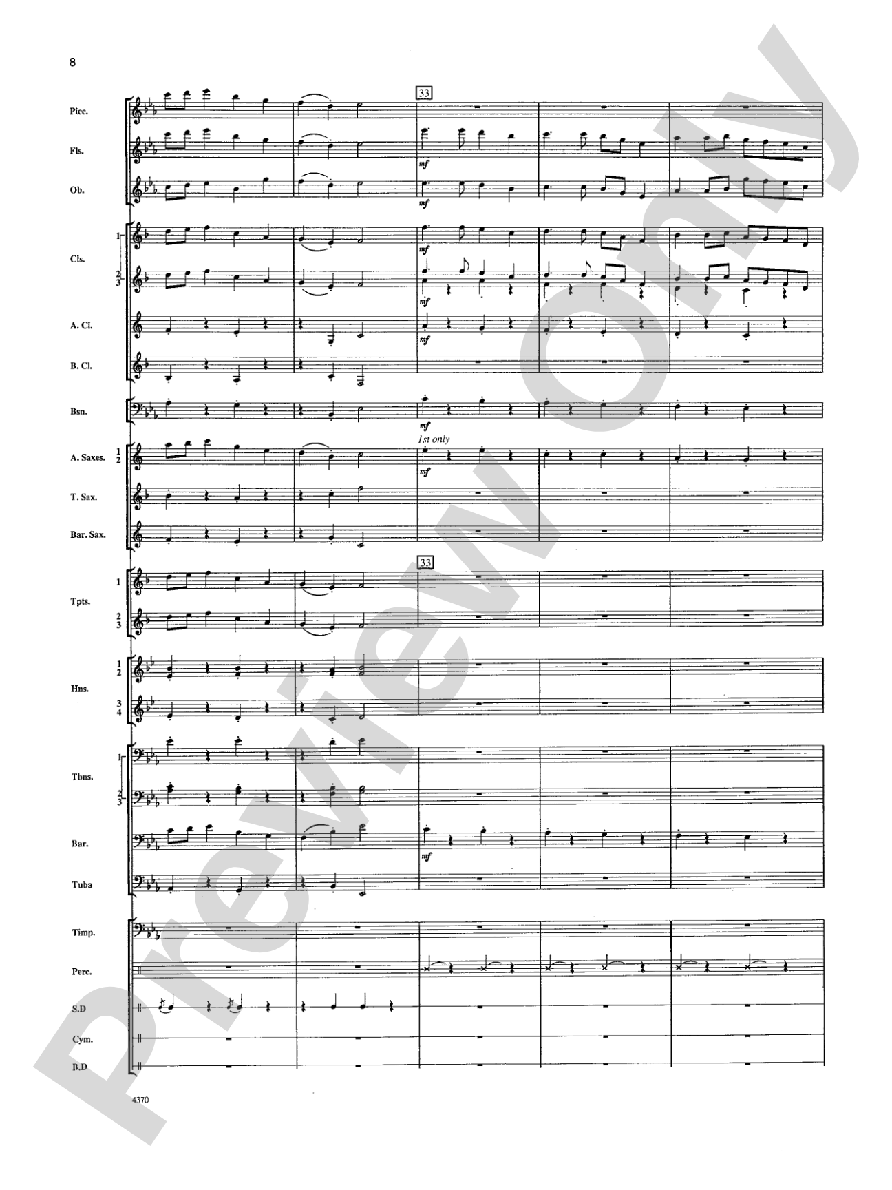 Ballymore Down: Concert Band Conductor Score & Parts