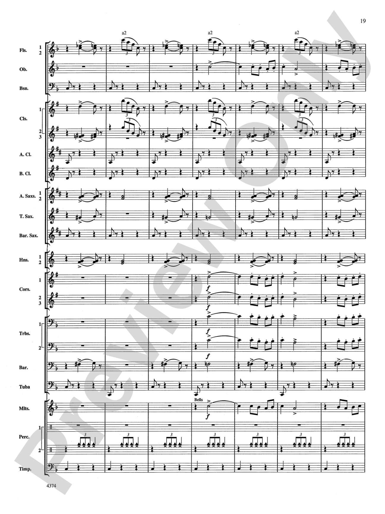 Capriccio Espagnol: Concert Band Conductor Score & Parts