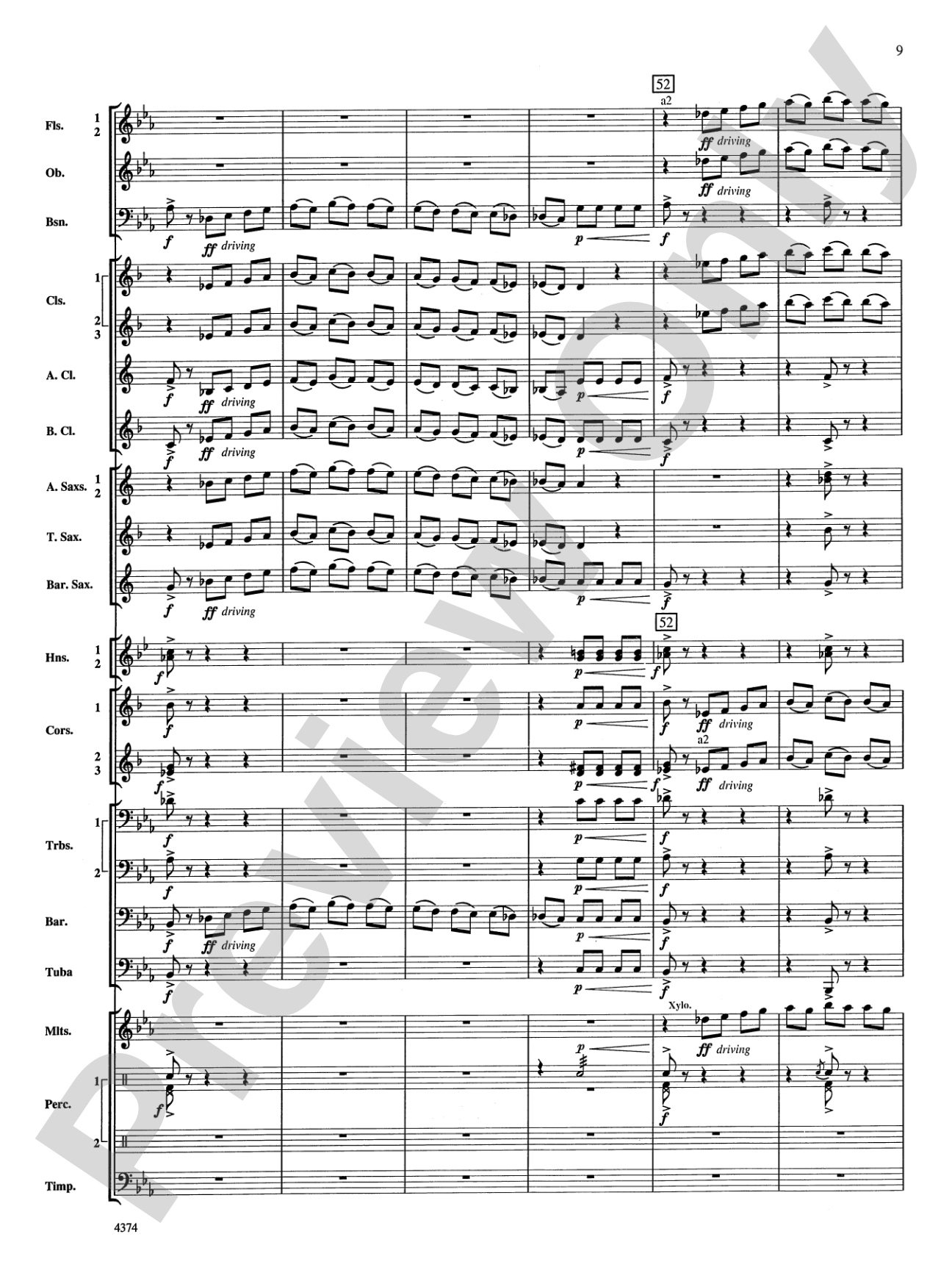 Capriccio Espagnol: Concert Band Conductor Score & Parts