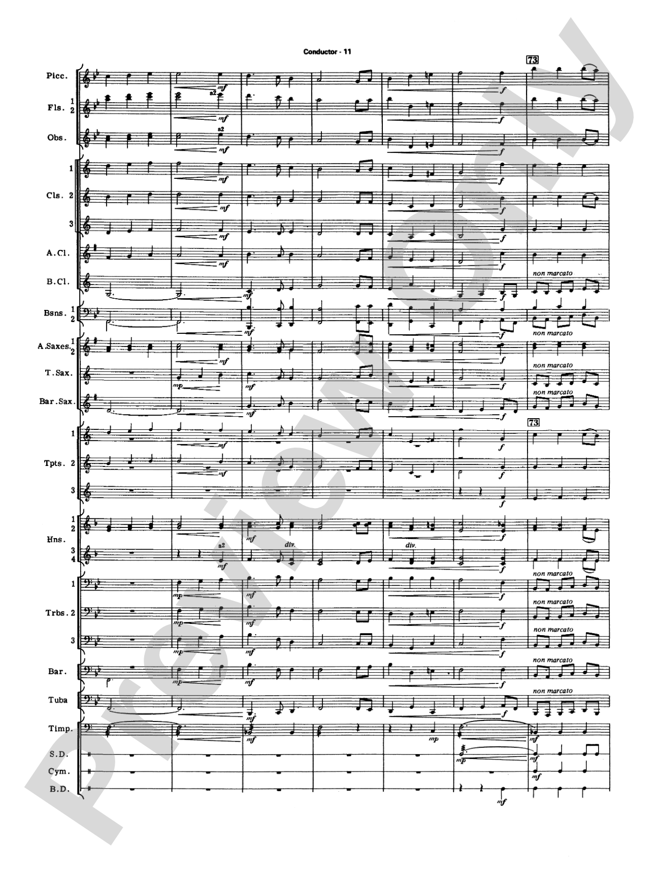 Commencement Suite (featuring a Fanfare, Processional, The National Anthem and a Recessional): Concert Band Conductor Score & Parts
