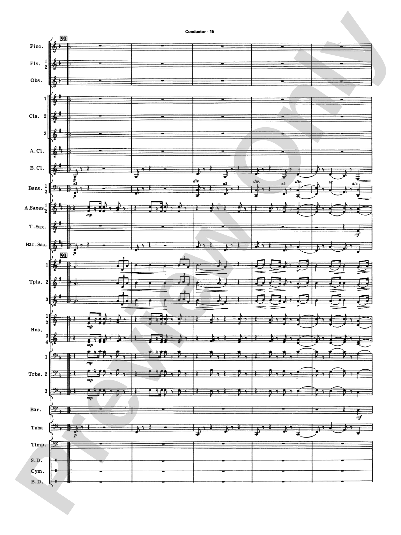Commencement Suite (featuring a Fanfare, Processional, The National Anthem and a Recessional): Concert Band Conductor Score & Parts