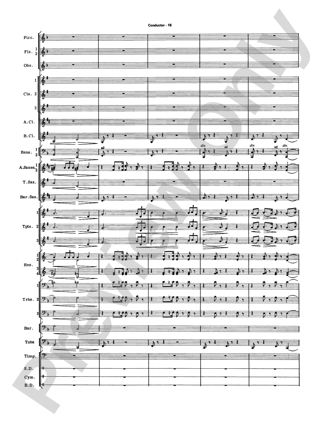 Commencement Suite (featuring a Fanfare, Processional, The National Anthem and a Recessional): Concert Band Conductor Score & Parts