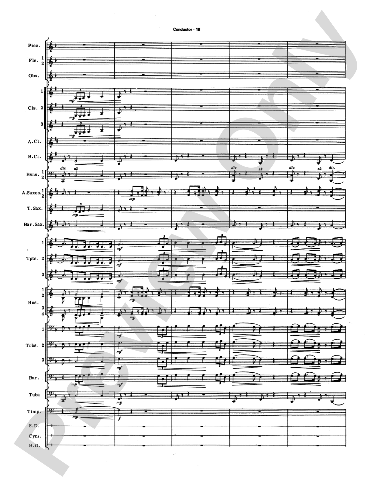 Commencement Suite (featuring a Fanfare, Processional, The National Anthem and a Recessional): Concert Band Conductor Score & Parts