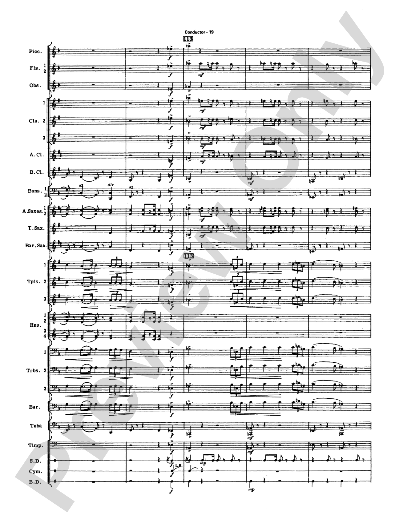 Commencement Suite (featuring a Fanfare, Processional, The National Anthem and a Recessional): Concert Band Conductor Score & Parts