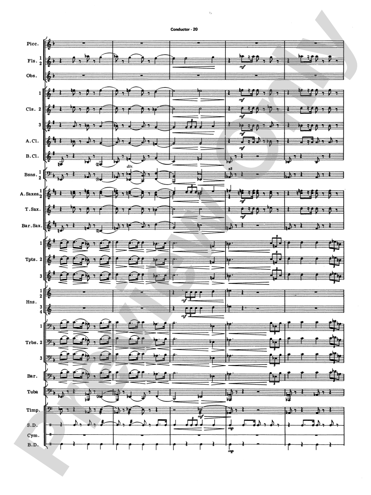 Commencement Suite (featuring a Fanfare, Processional, The National Anthem and a Recessional): Concert Band Conductor Score & Parts