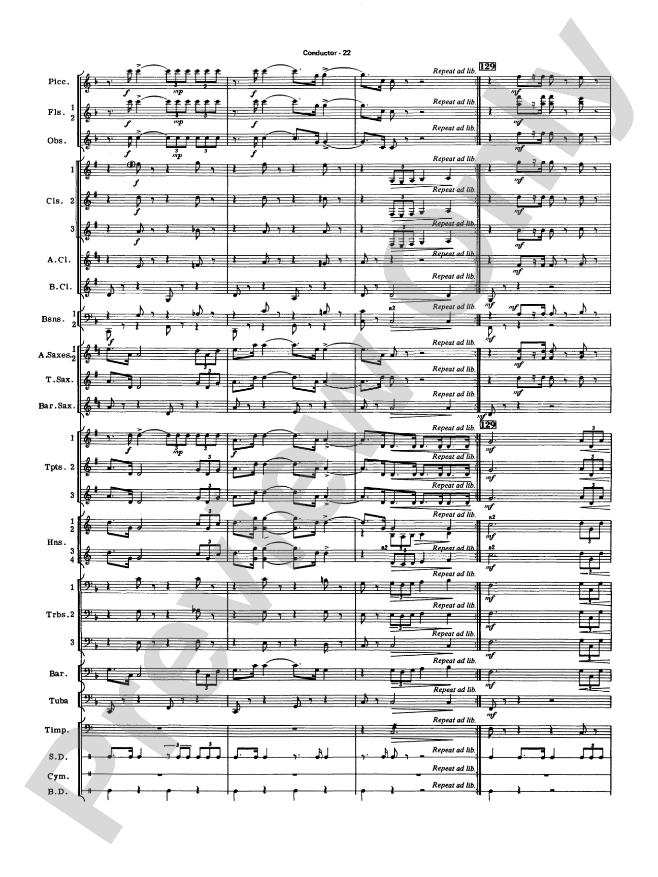 Commencement Suite (featuring a Fanfare, Processional, The National Anthem and a Recessional): Concert Band Conductor Score & Parts