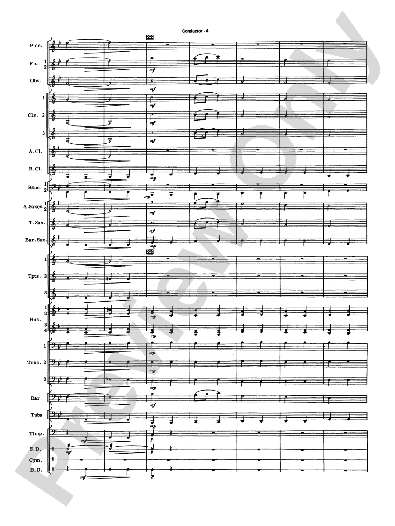 Commencement Suite (featuring a Fanfare, Processional, The National Anthem and a Recessional): Concert Band Conductor Score & Parts