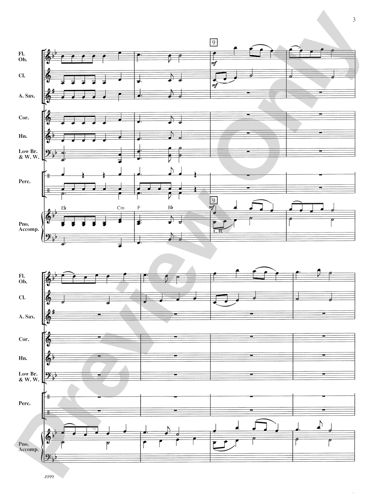 Crater Lake Overture: Concert Band Conductor Score & Parts