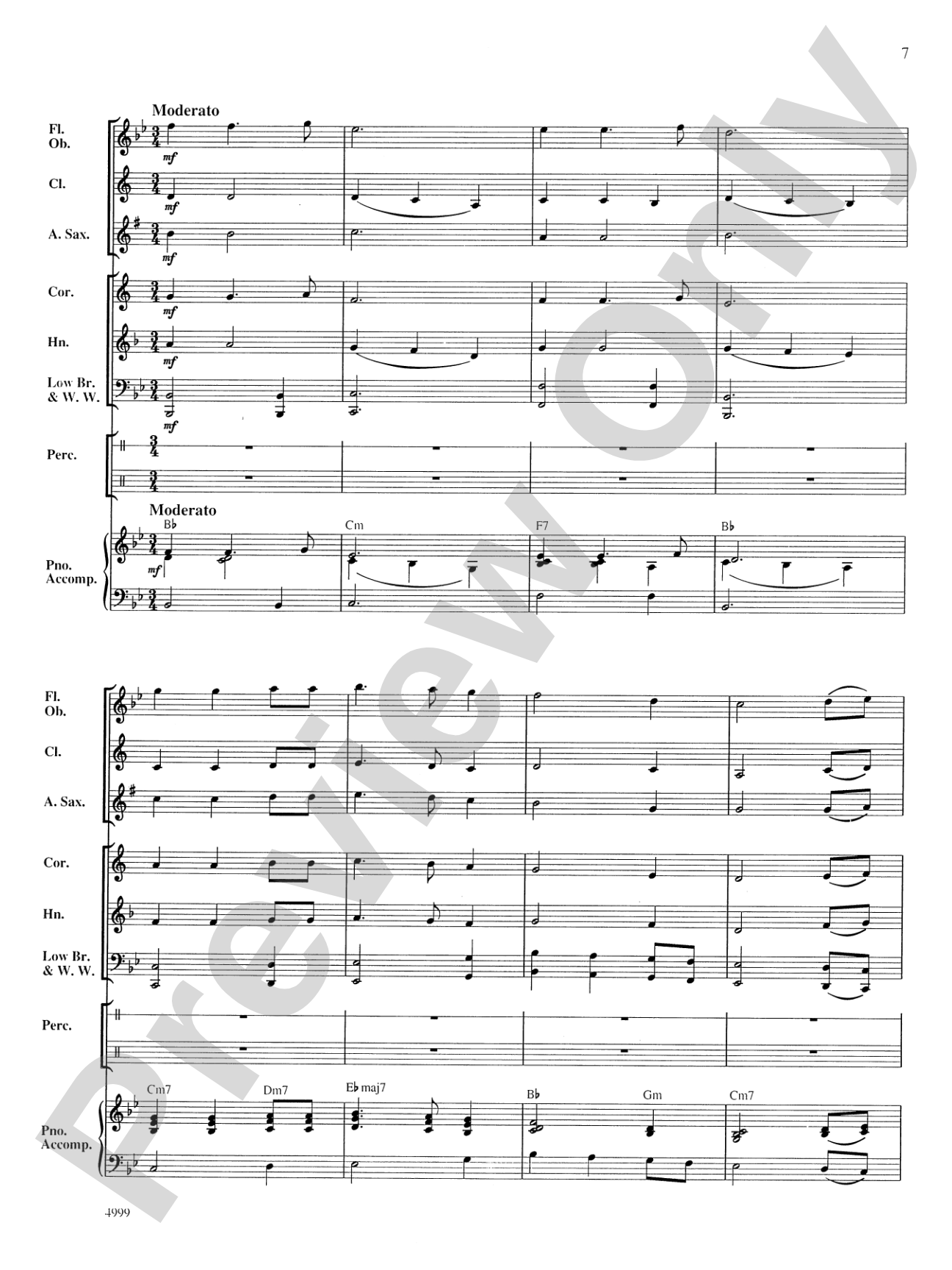 Crater Lake Overture: Concert Band Conductor Score & Parts