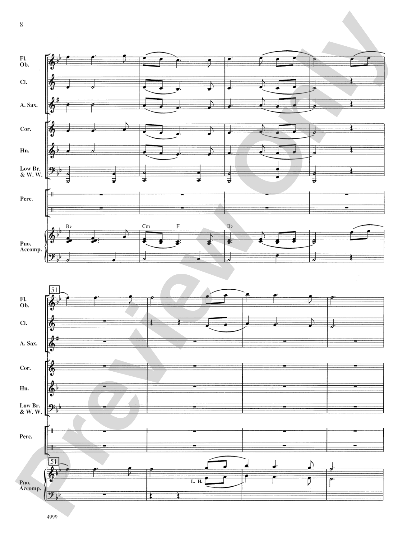 Crater Lake Overture: Concert Band Conductor Score & Parts