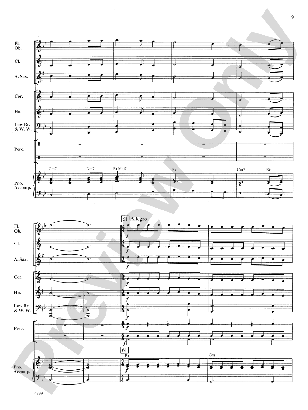 Crater Lake Overture: Concert Band Conductor Score & Parts
