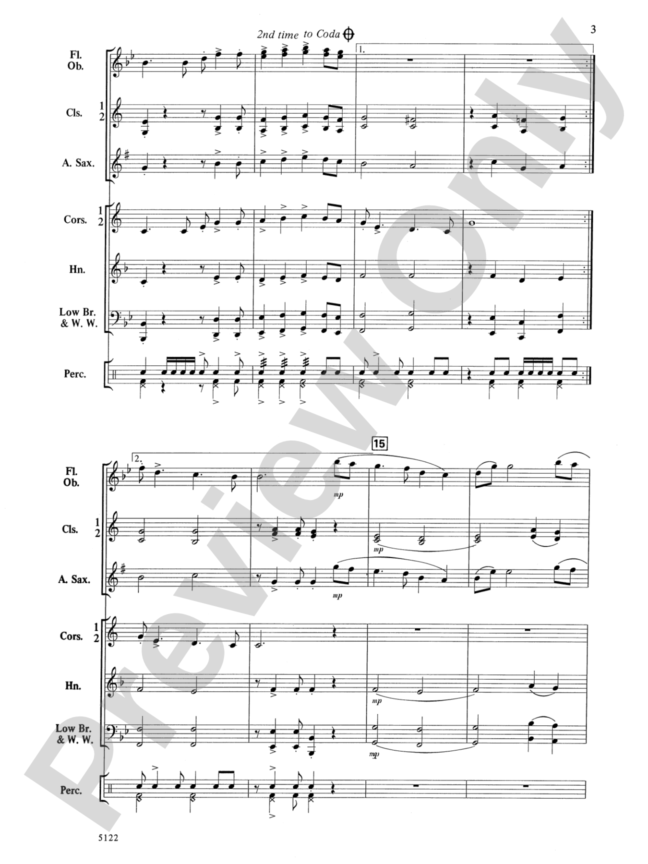 Cimarron Overture: Concert Band Conductor Score & Parts
