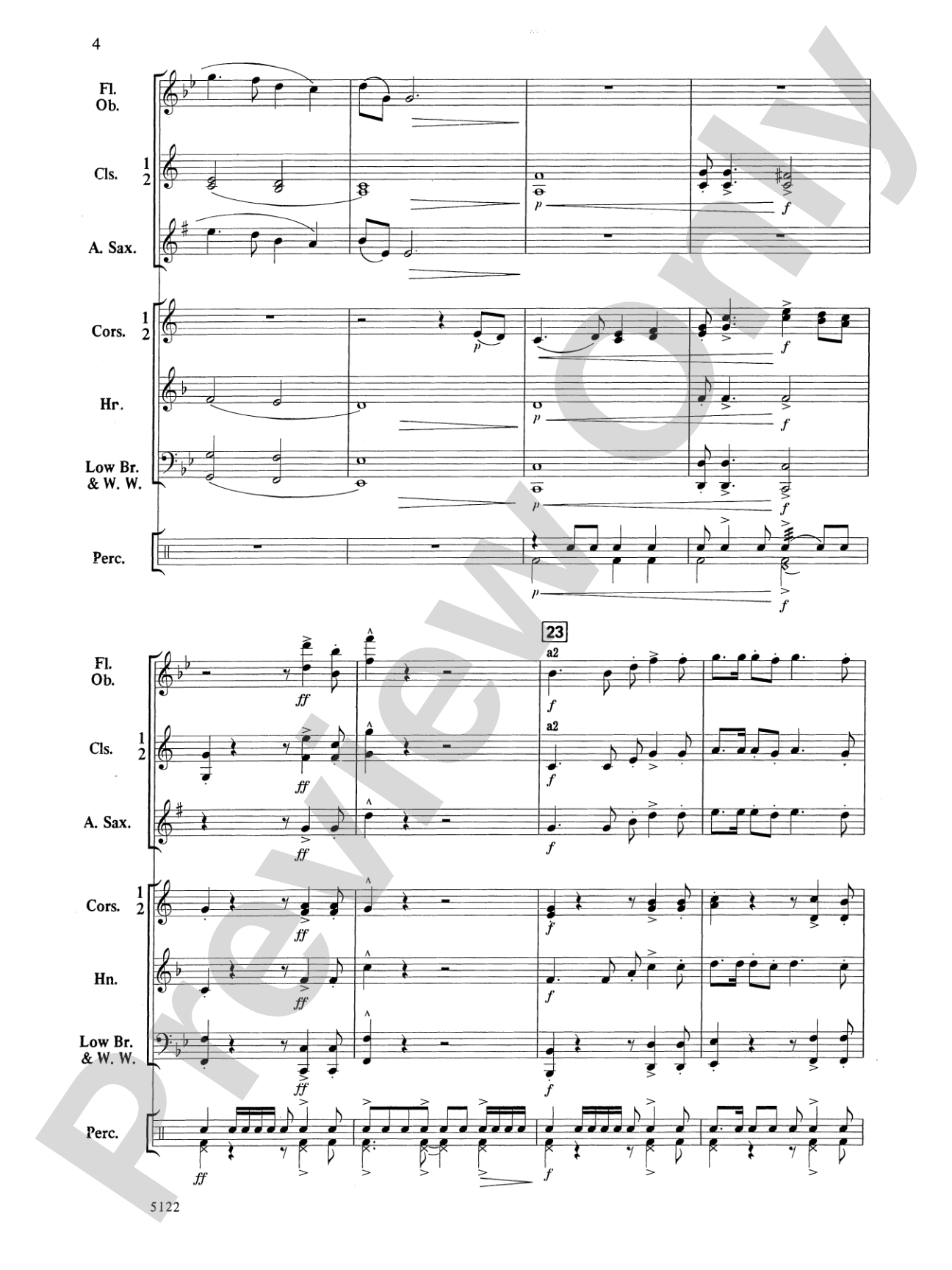 Cimarron Overture: Concert Band Conductor Score & Parts