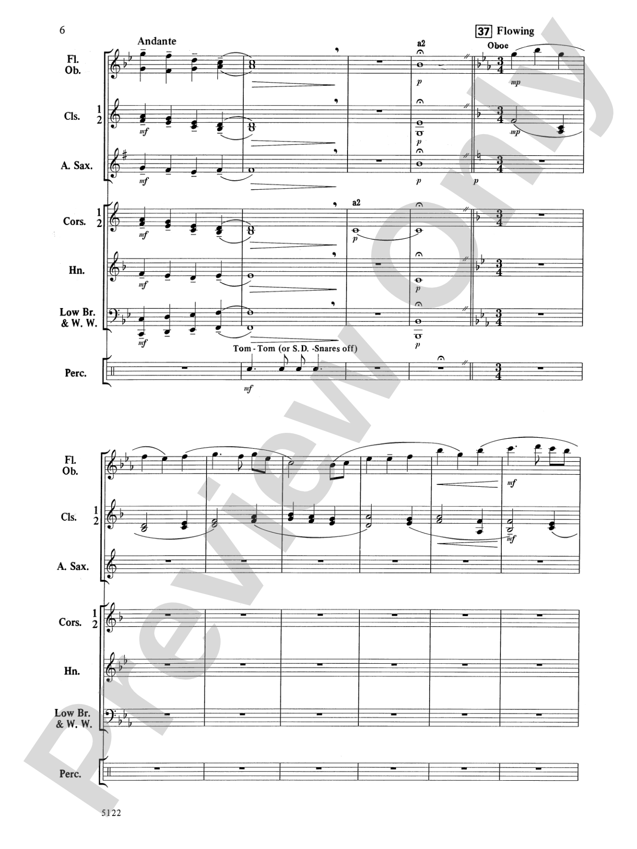 Cimarron Overture: Concert Band Conductor Score & Parts