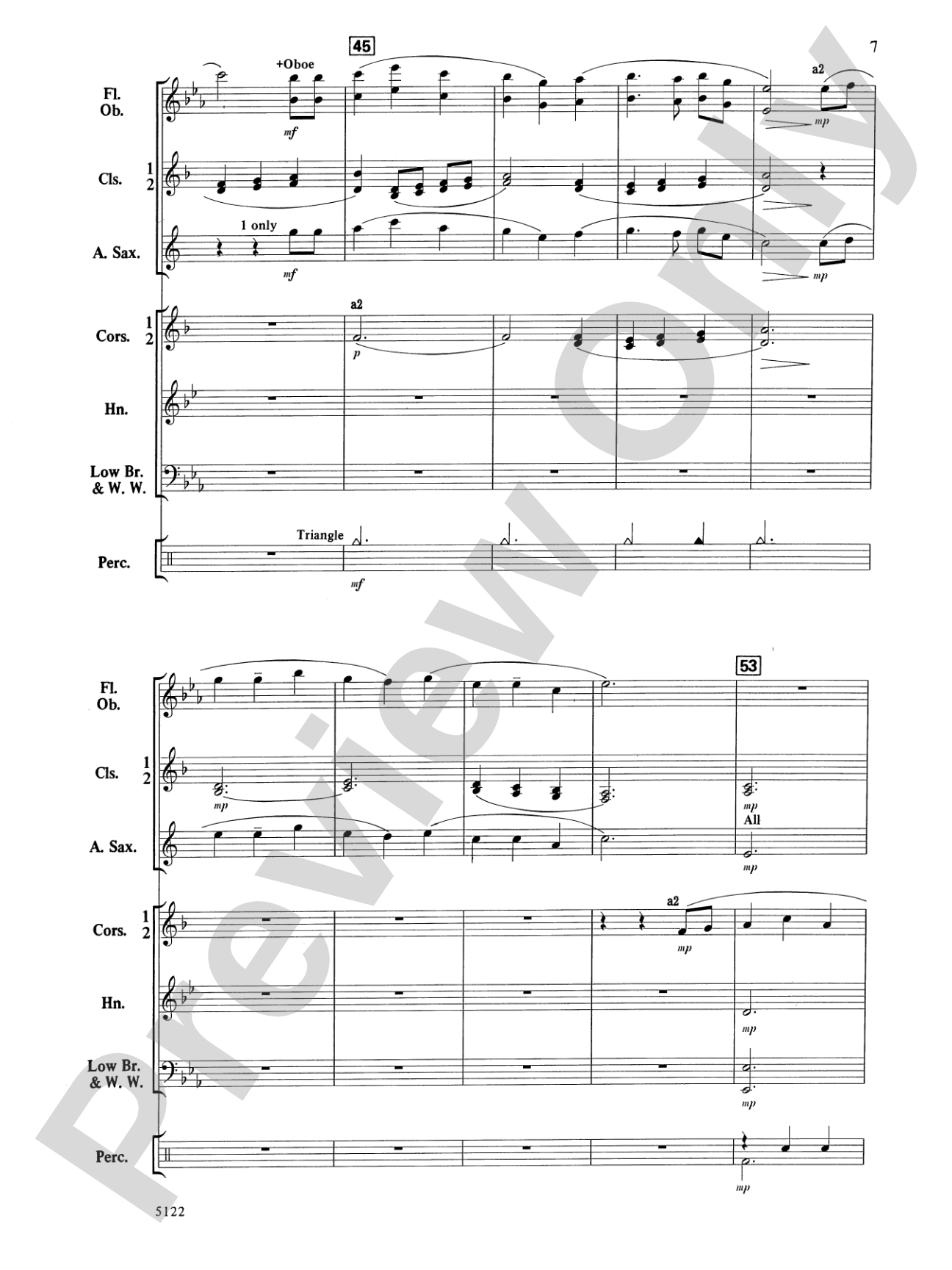 Cimarron Overture: Concert Band Conductor Score & Parts