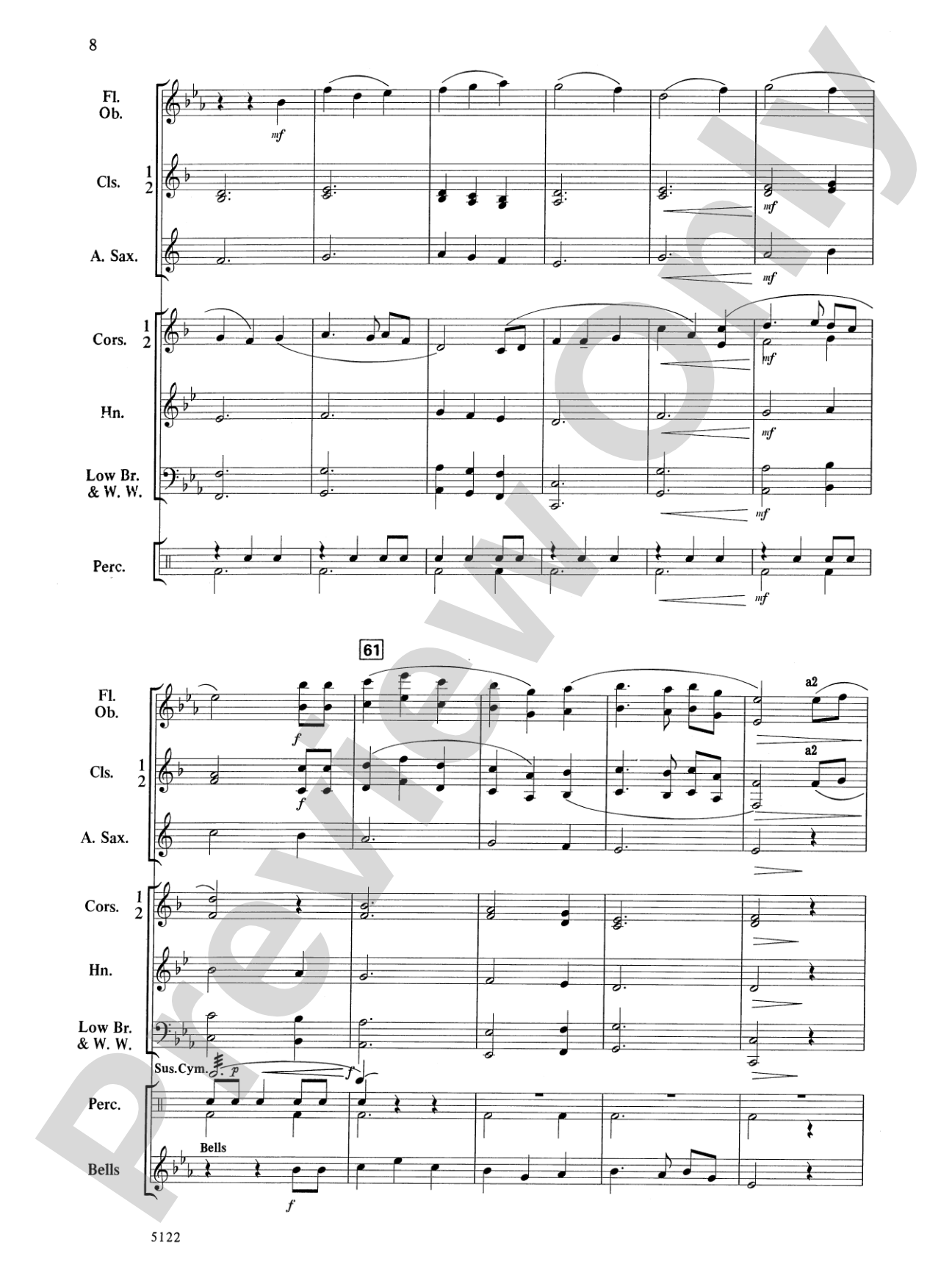 Cimarron Overture: Concert Band Conductor Score & Parts
