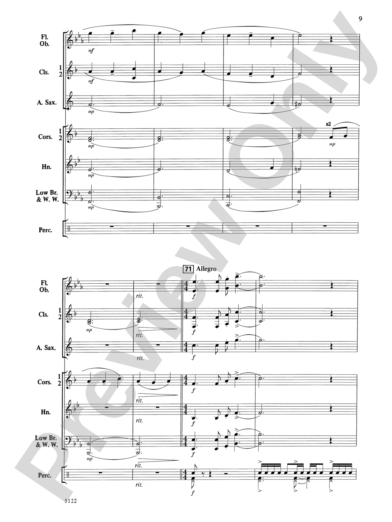 Cimarron Overture: Concert Band Conductor Score & Parts