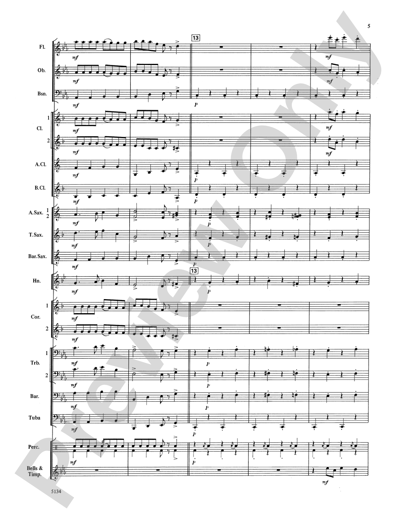 Santa at the Symphony: Concert Band Conductor Score & Parts