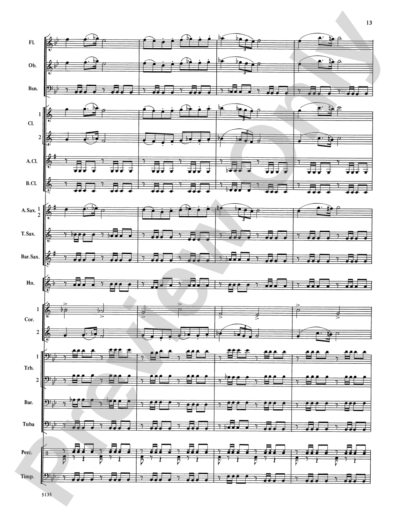 Procession of the Sardar: Concert Band Conductor Score & Parts