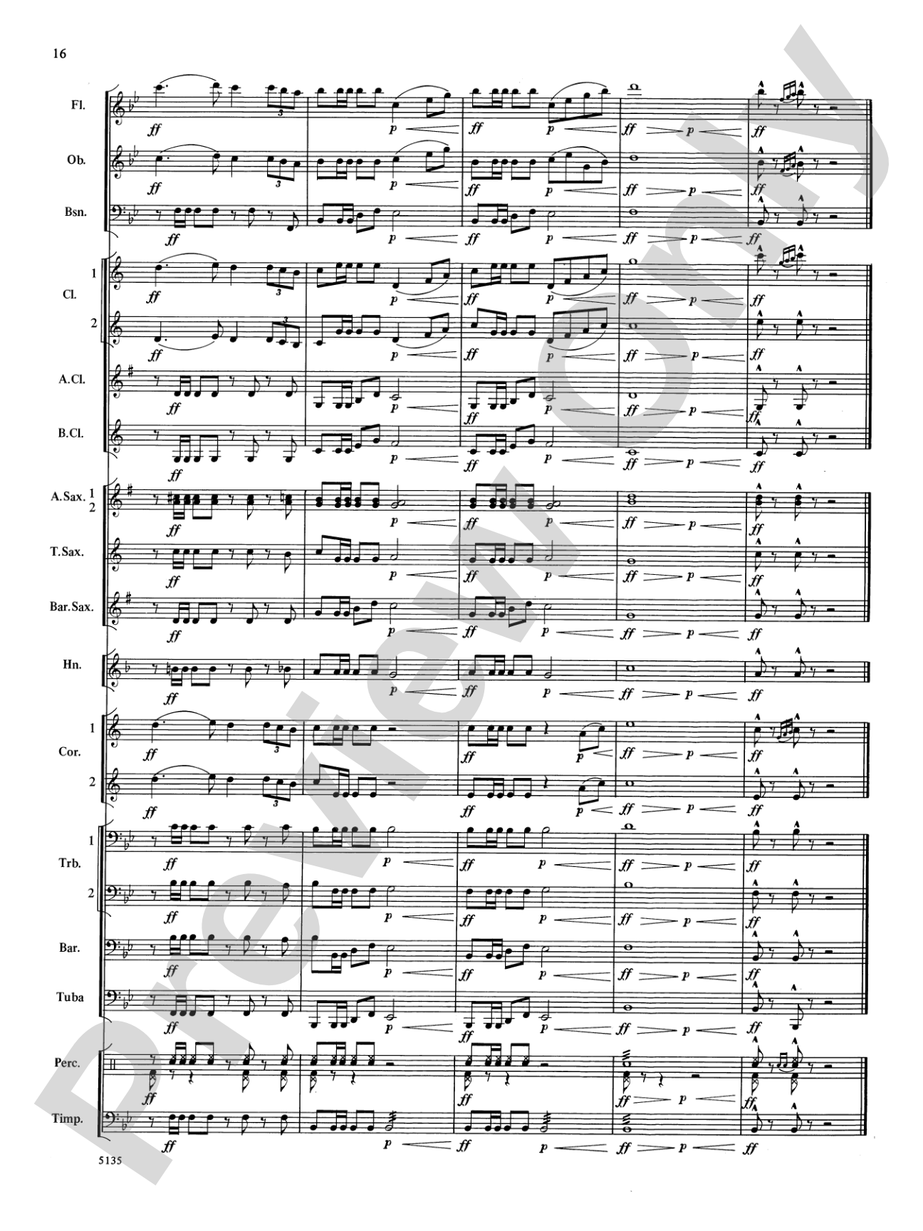 Procession of the Sardar: Concert Band Conductor Score & Parts