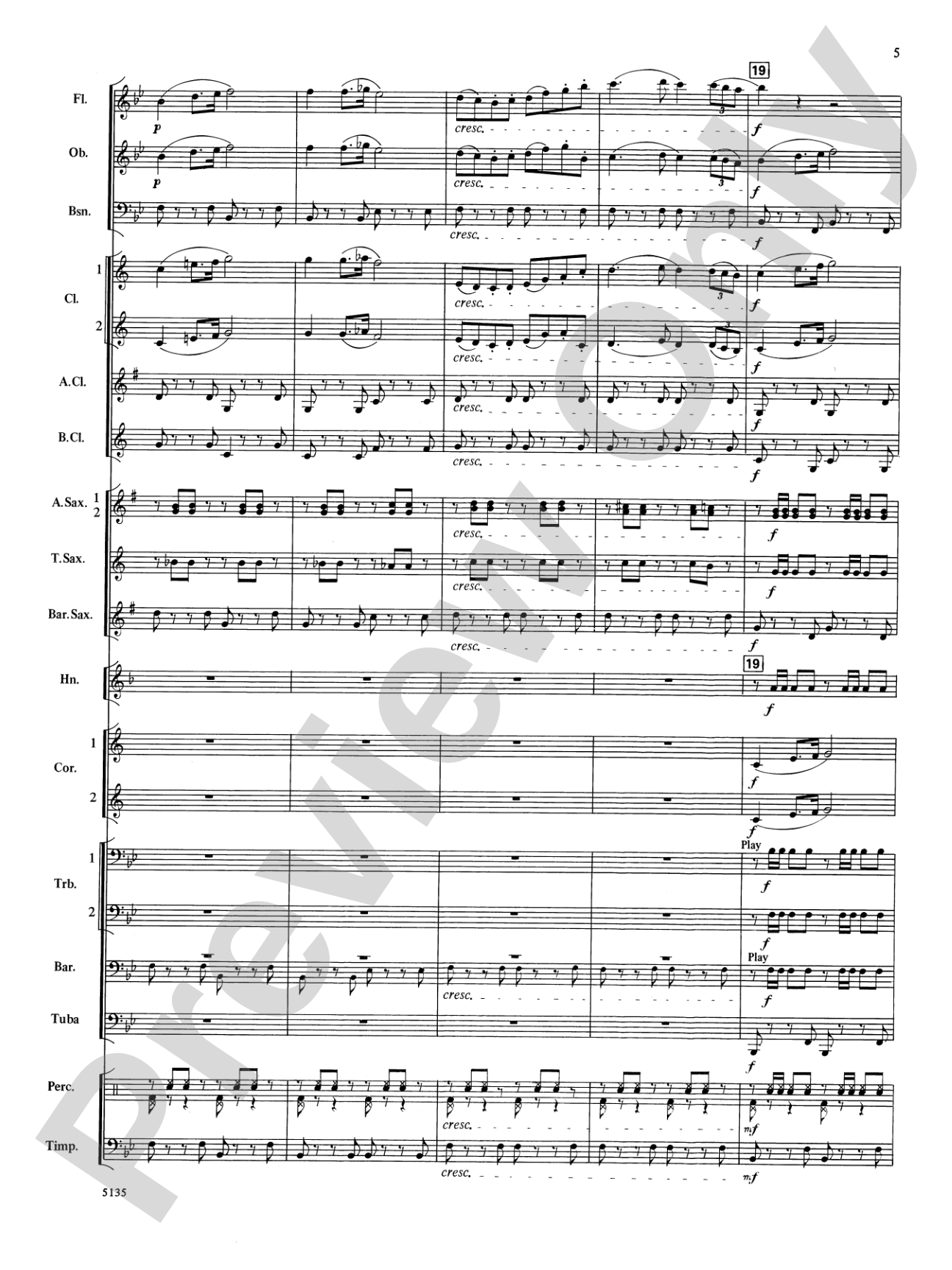 Procession of the Sardar: Concert Band Conductor Score & Parts