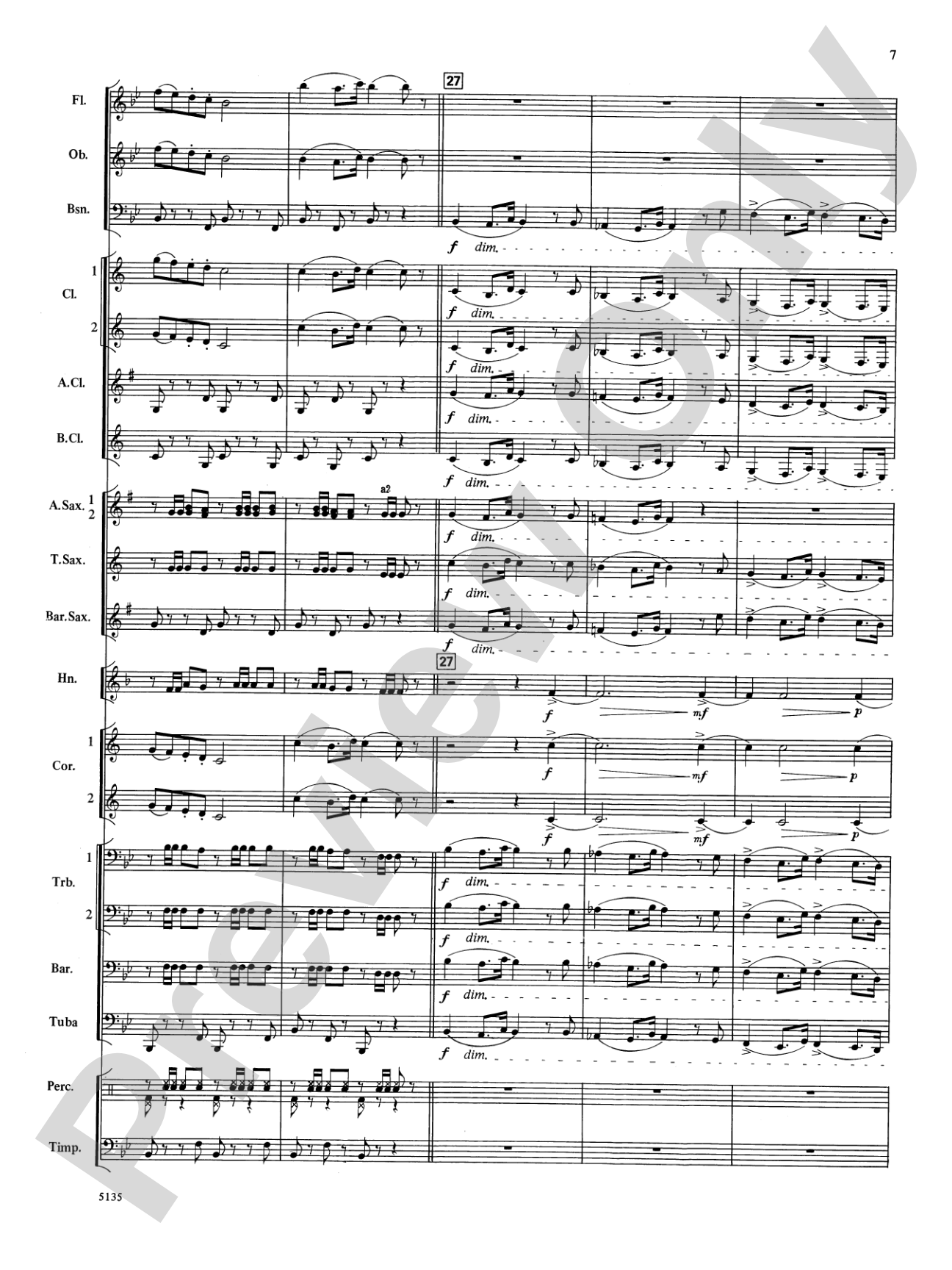 Procession of the Sardar: Concert Band Conductor Score & Parts