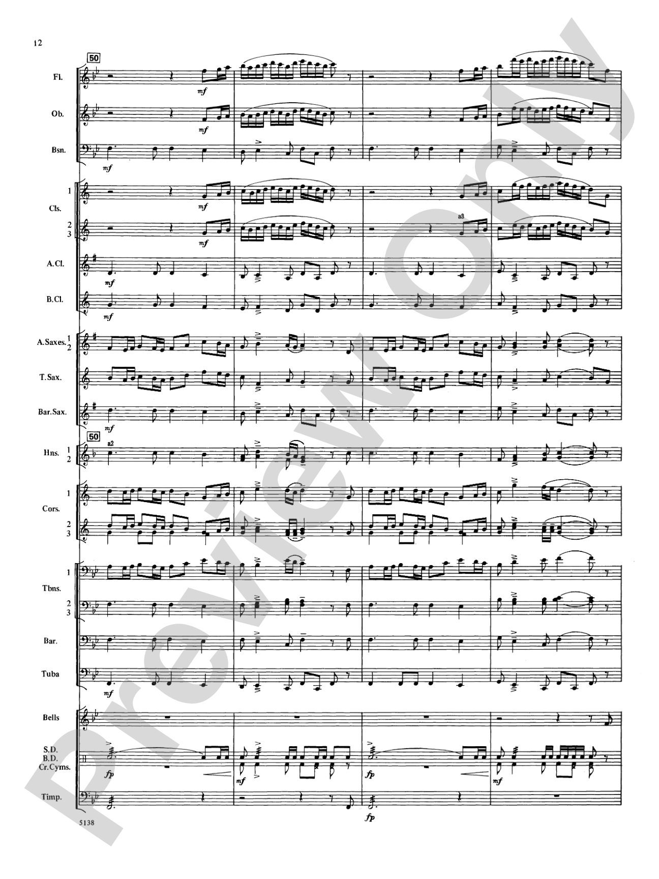 Heritage March: Concert Band Conductor Score & Parts