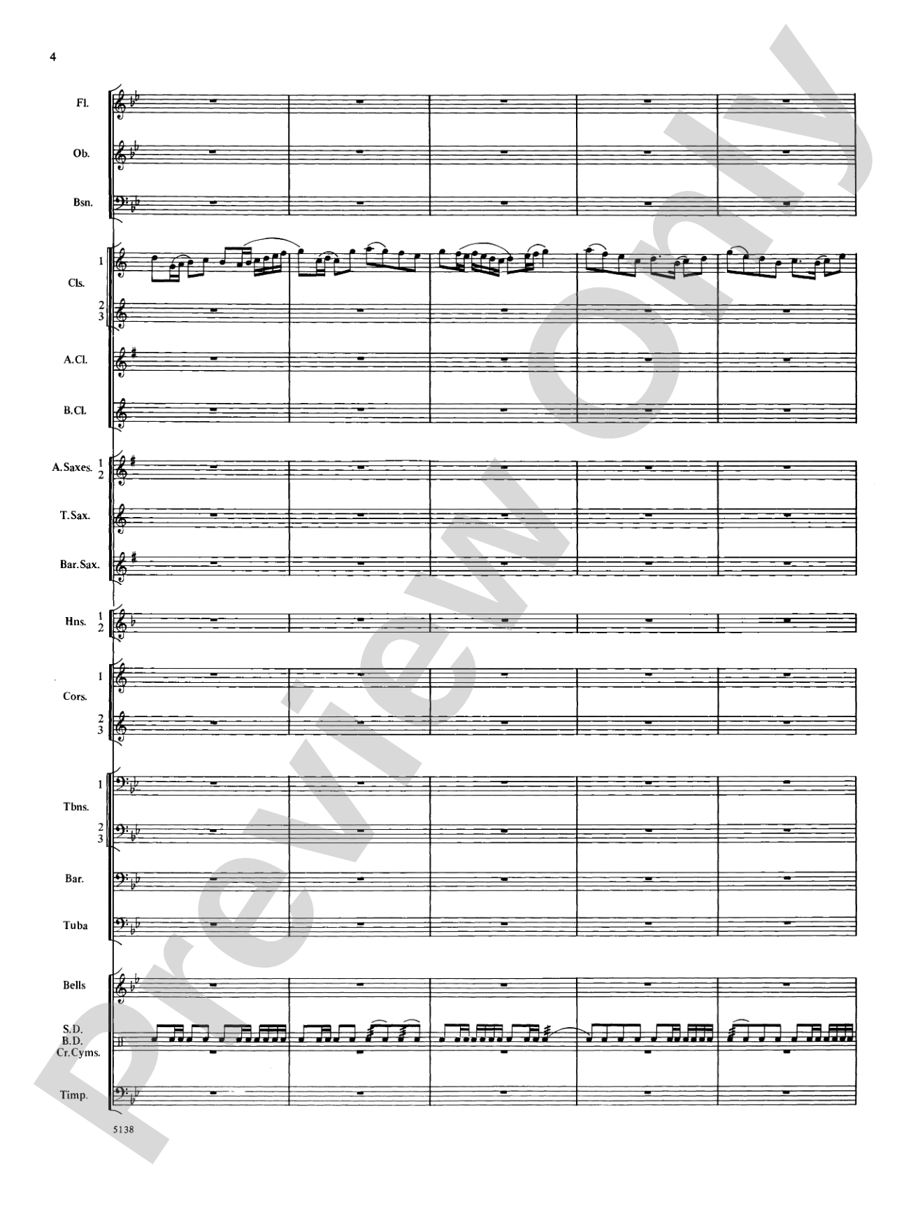 Heritage March: Concert Band Conductor Score & Parts